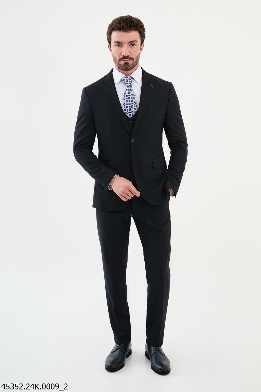 Admiral Navy Blue Slim Fit Suit