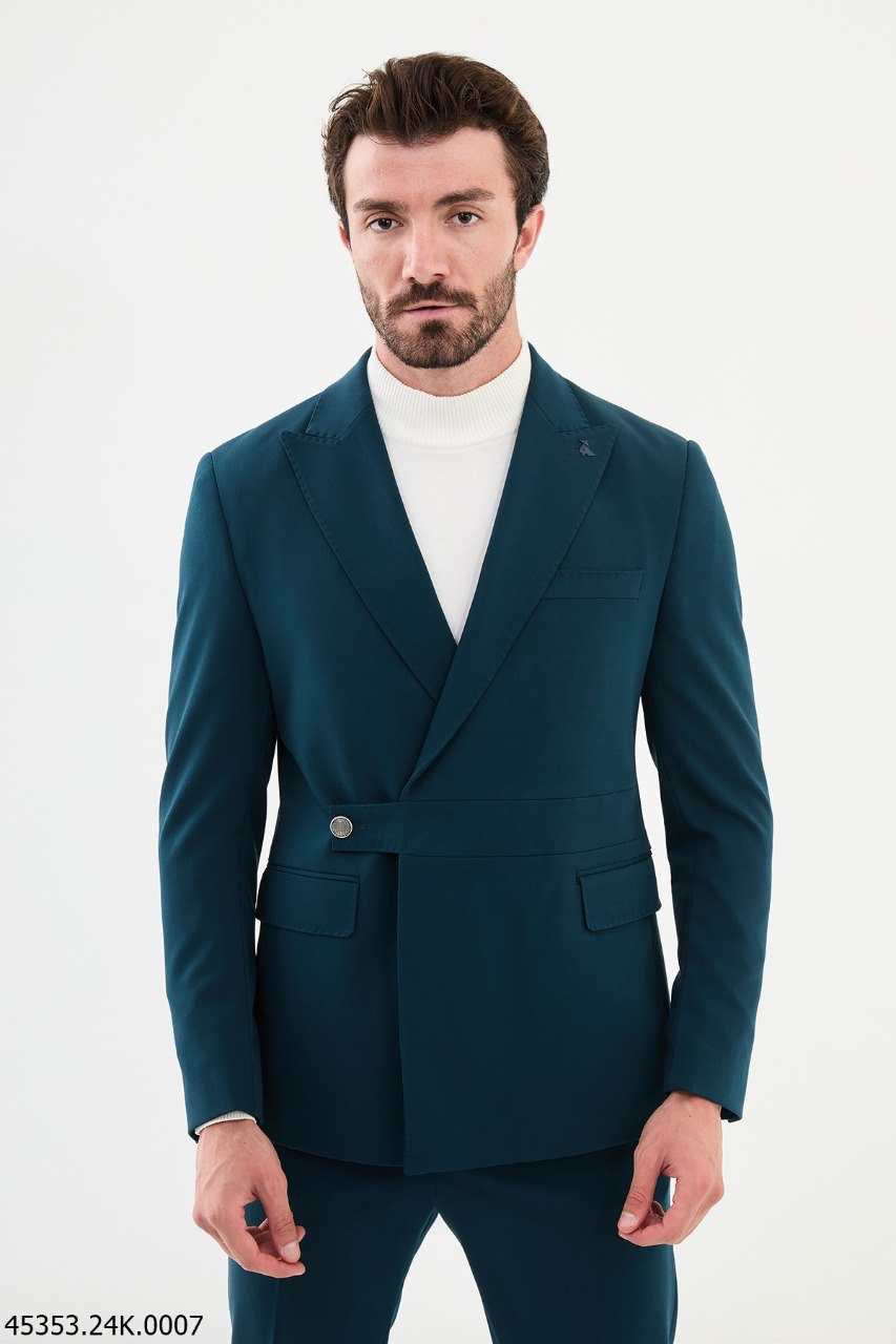Men's Teal Business Suit