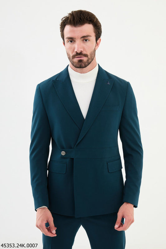 Men's Teal Business Suit