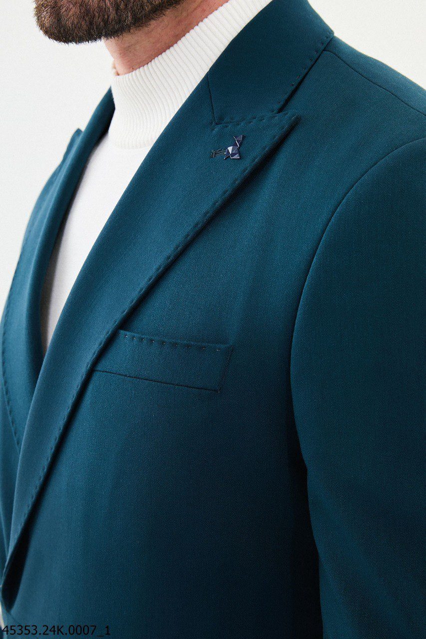 Men's Teal Business Suit