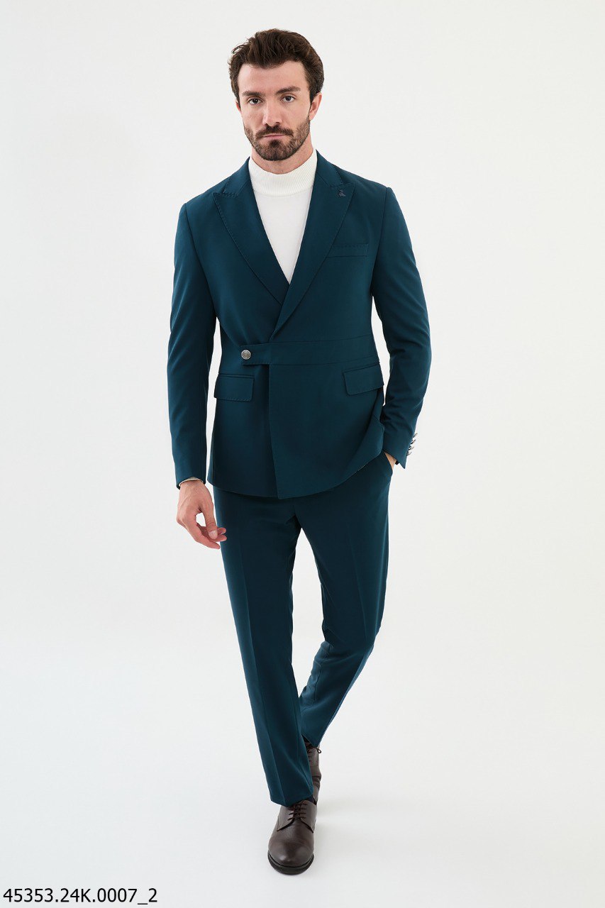 Men's Teal Business Suit