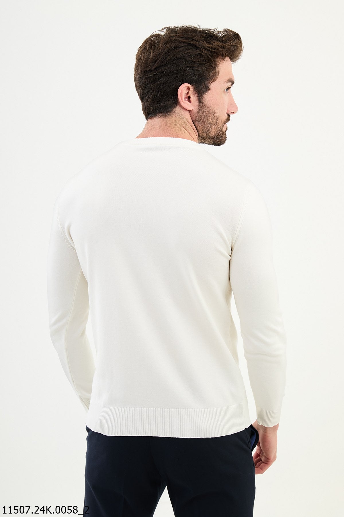 Men's White Designer Knitwear