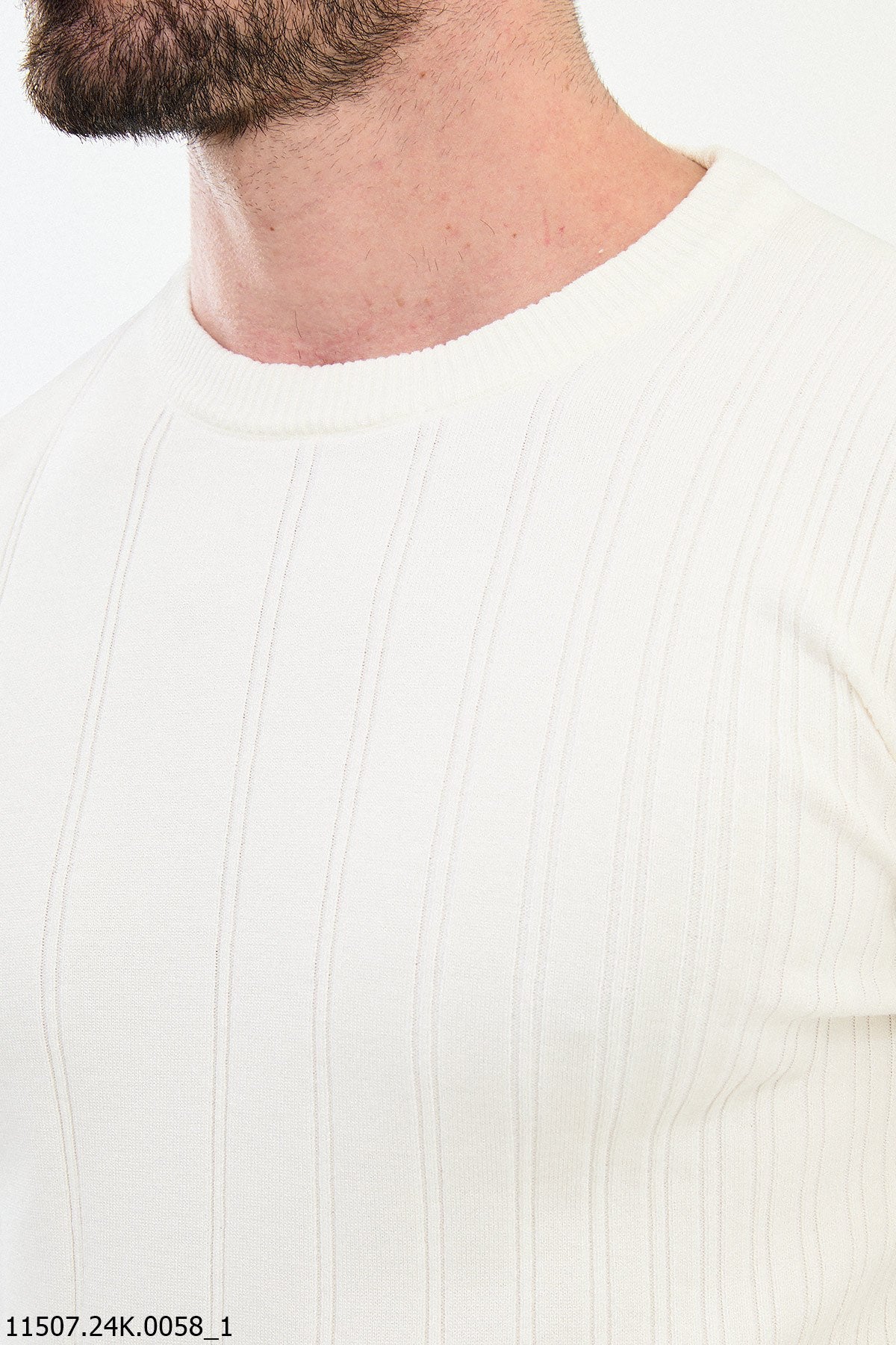 Men's White Designer Knitwear