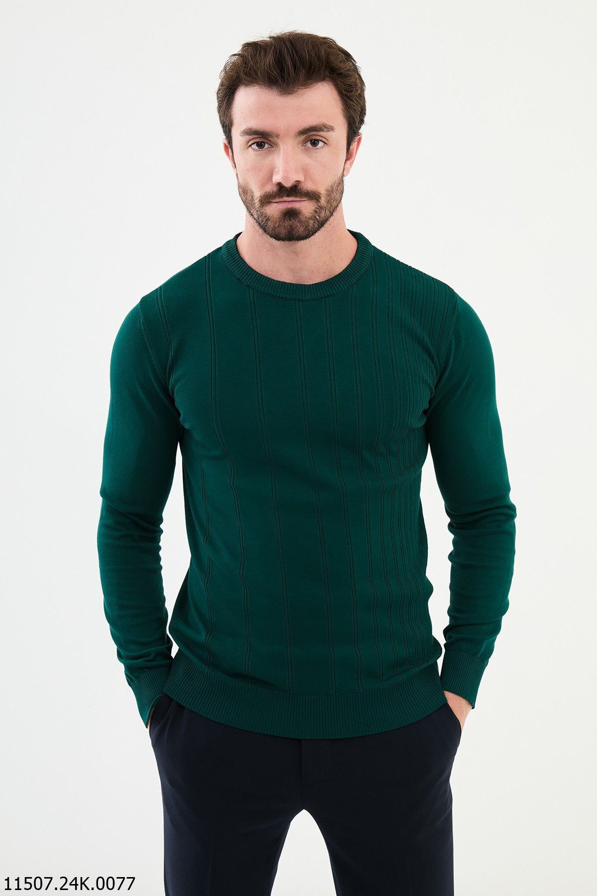 Men's Green Designer Knitwear