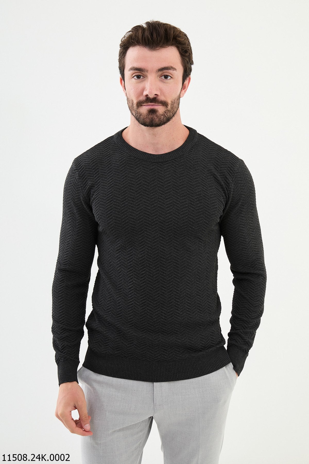 Men's Black Designer Sweaters
