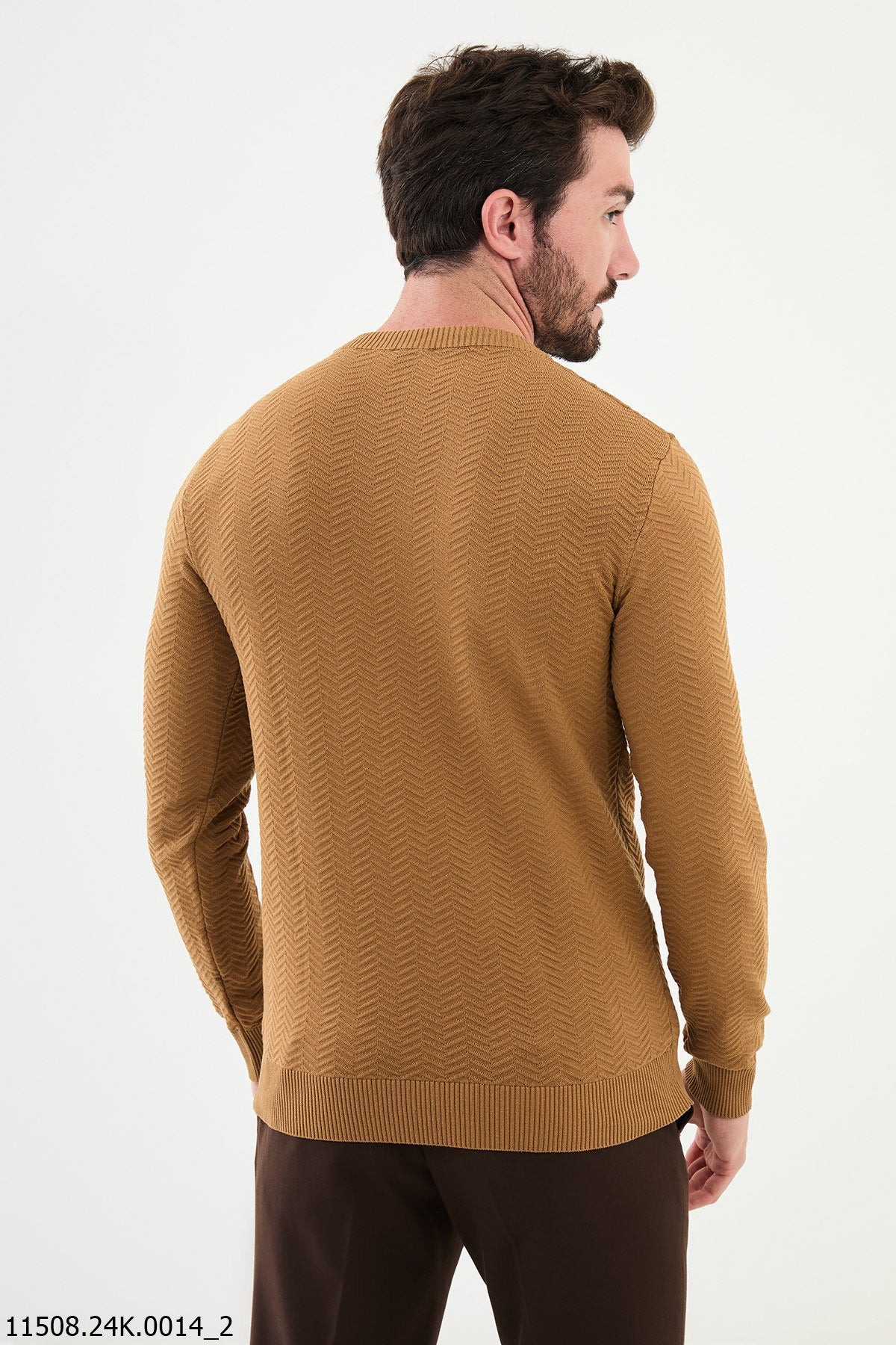 Men's Camel Designer Sweaters