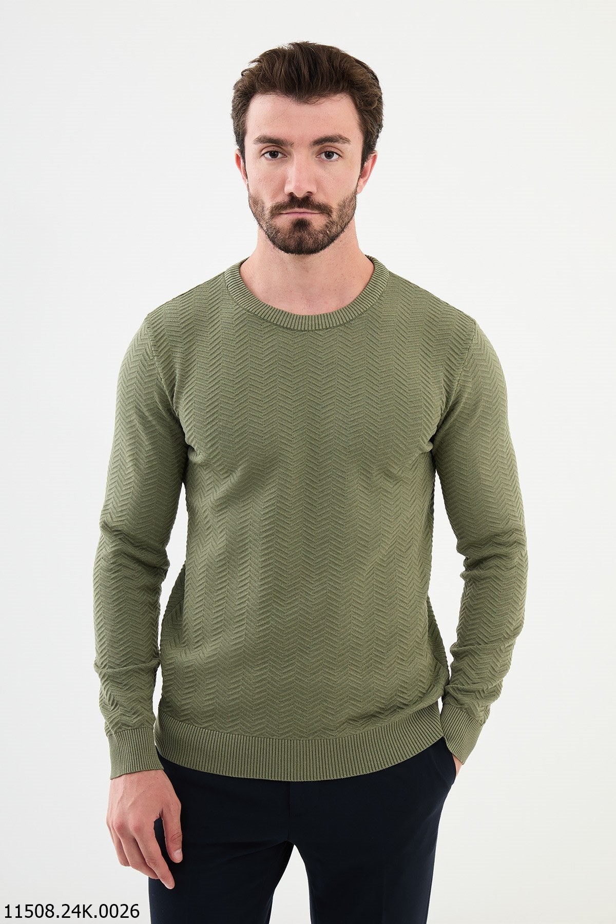 Men's Green Designer Sweaters