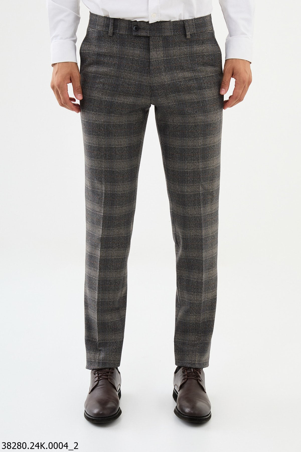 Men's Camel Slim Fit Pants