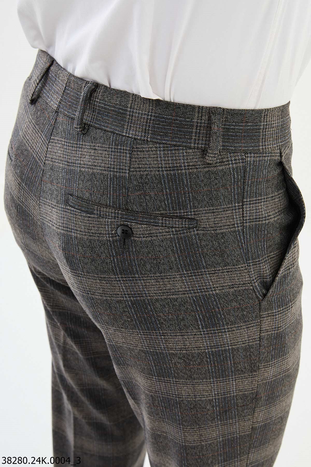 Men's Camel Slim Fit Pants