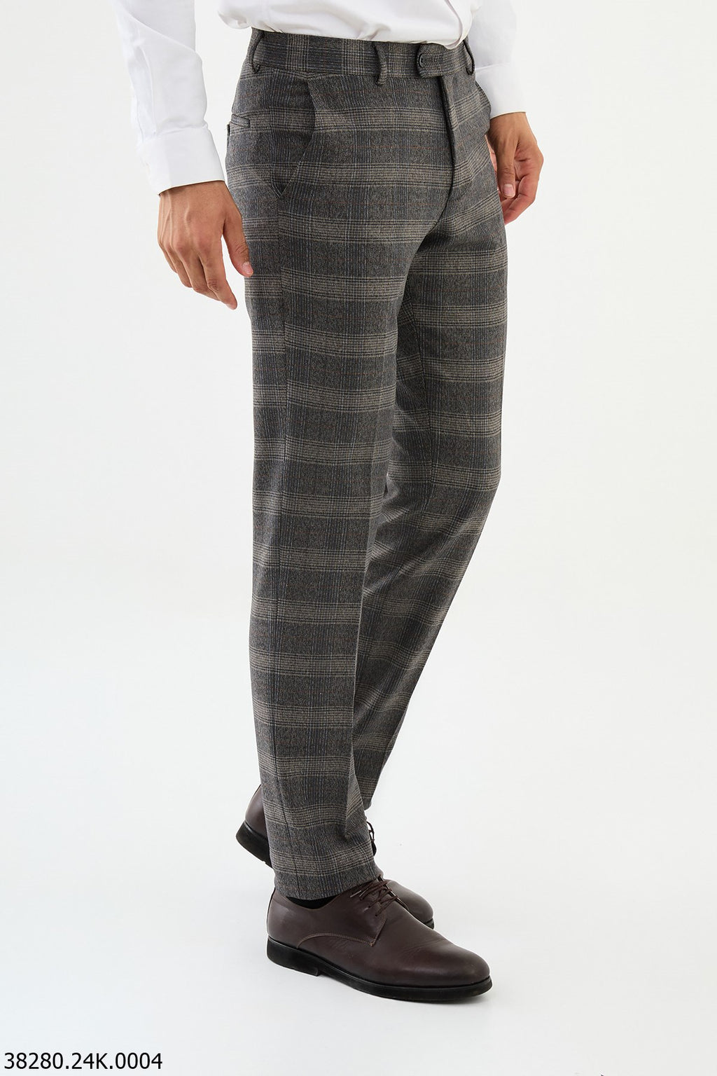 Men's Camel Slim Fit Pants