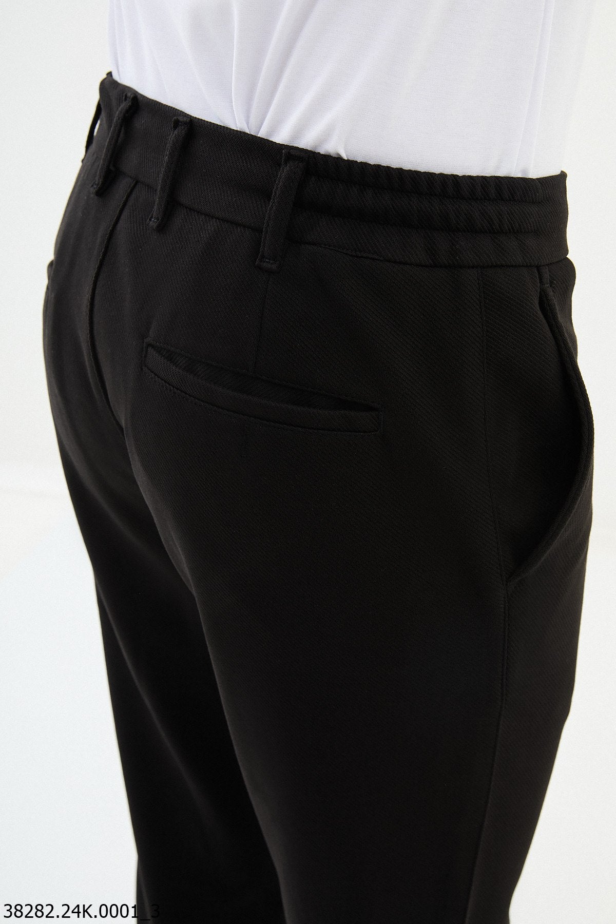 Men's Black Slim Fit Pants