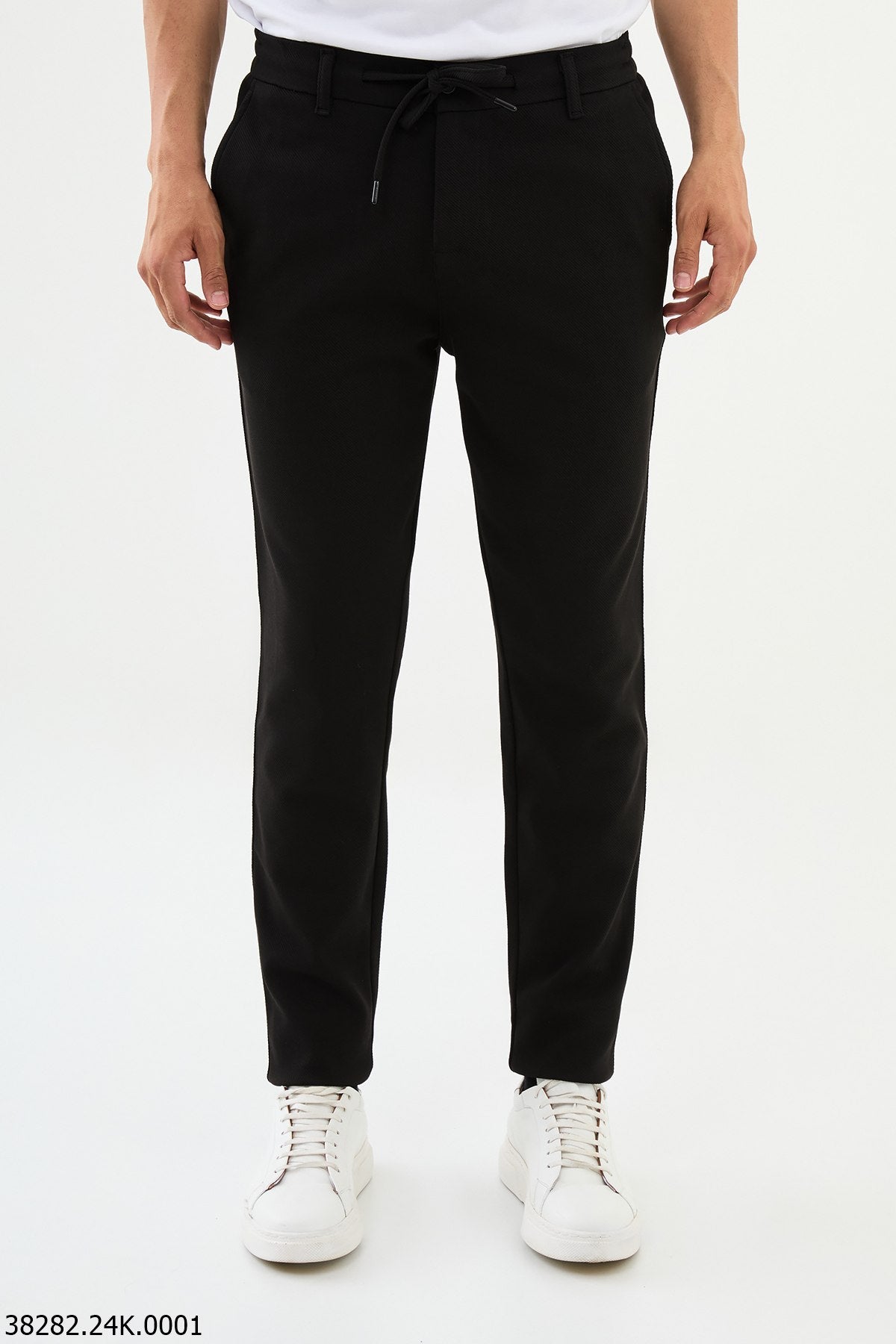 Men's Black Slim Fit Pants
