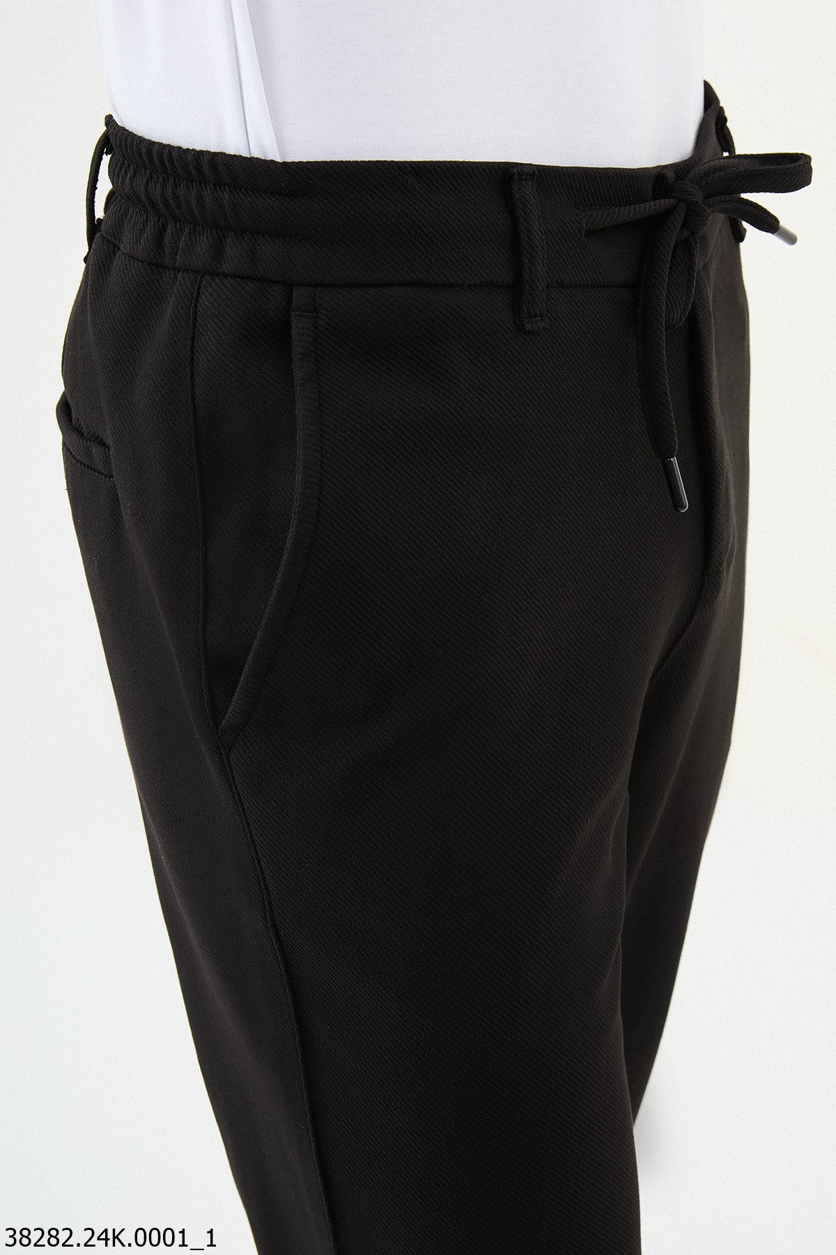 Men's Black Slim Fit Pants