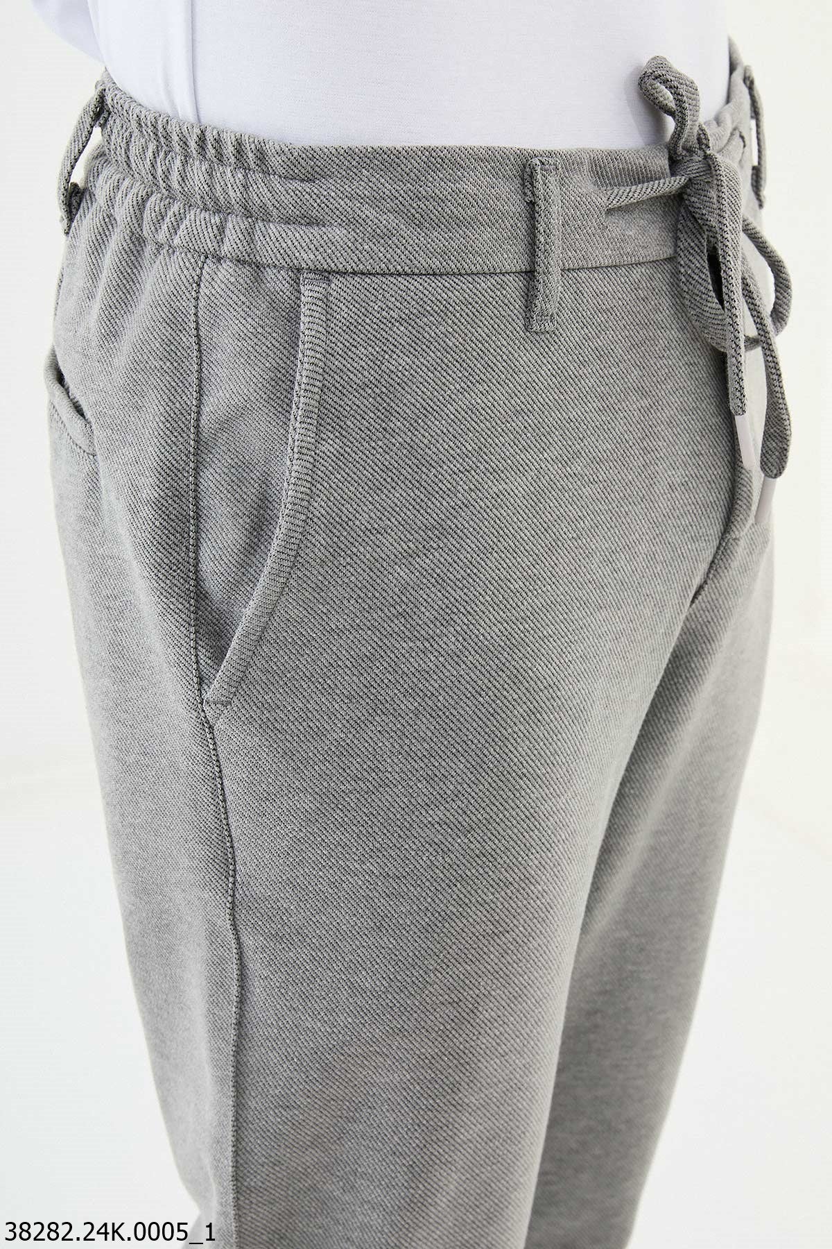 Men's Grey Slim Fit Pants