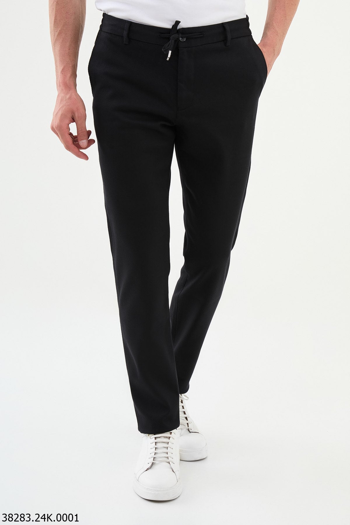 Men's Black Slim Fits Pants