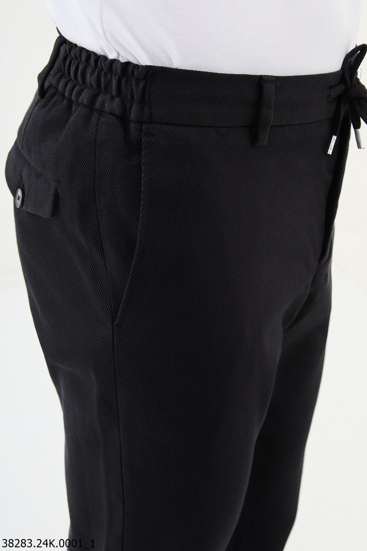 Men's Black Slim Fits Pants