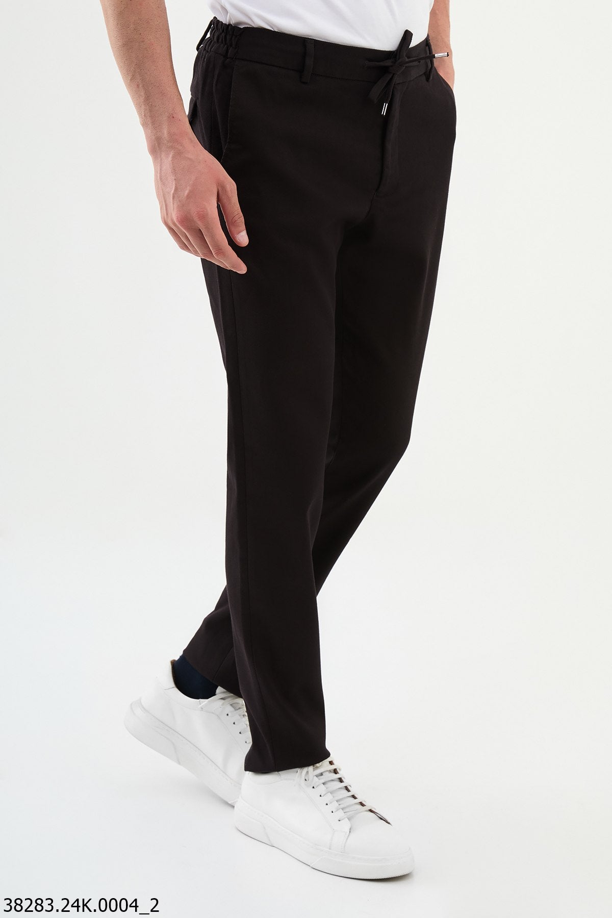 Men's Brown Slim Fits Pants