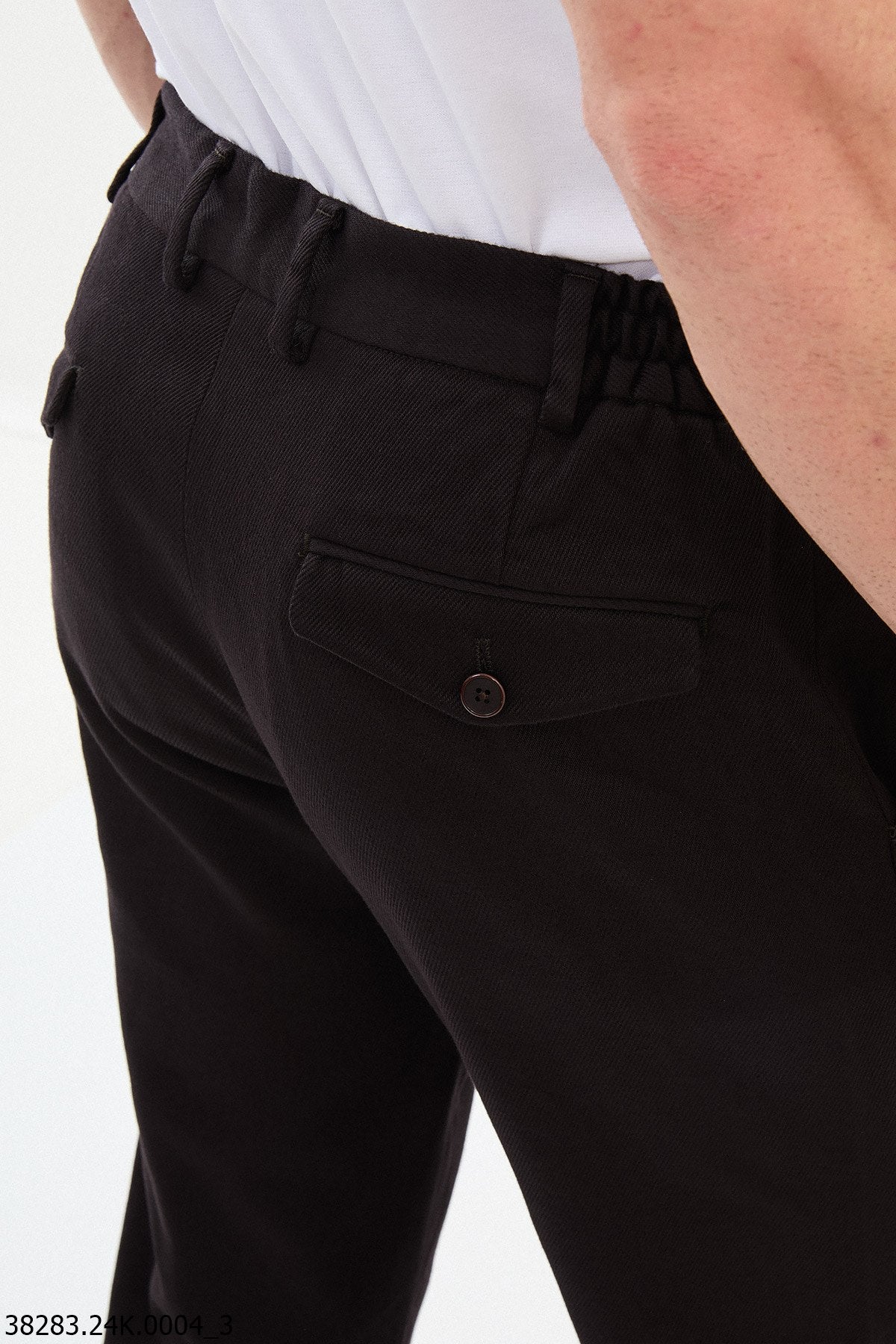Men's Brown Slim Fits Pants