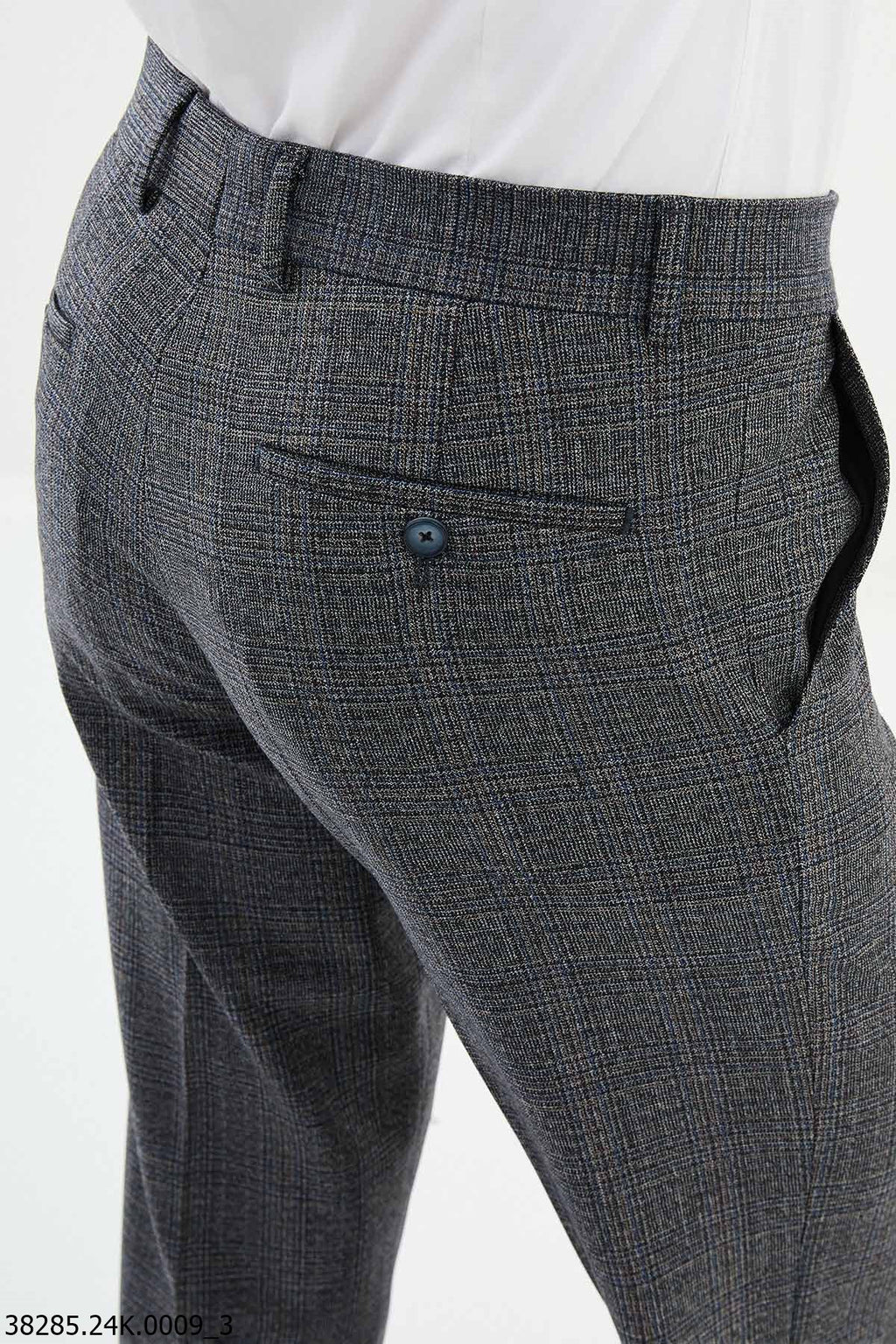 Men's Business Navy Blue Pants