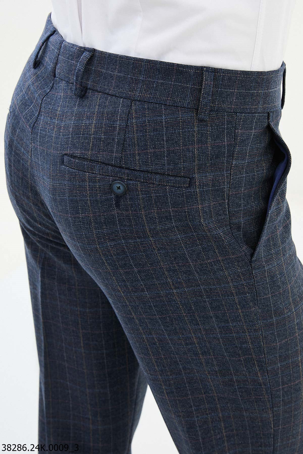 Men's Business Blue Pants