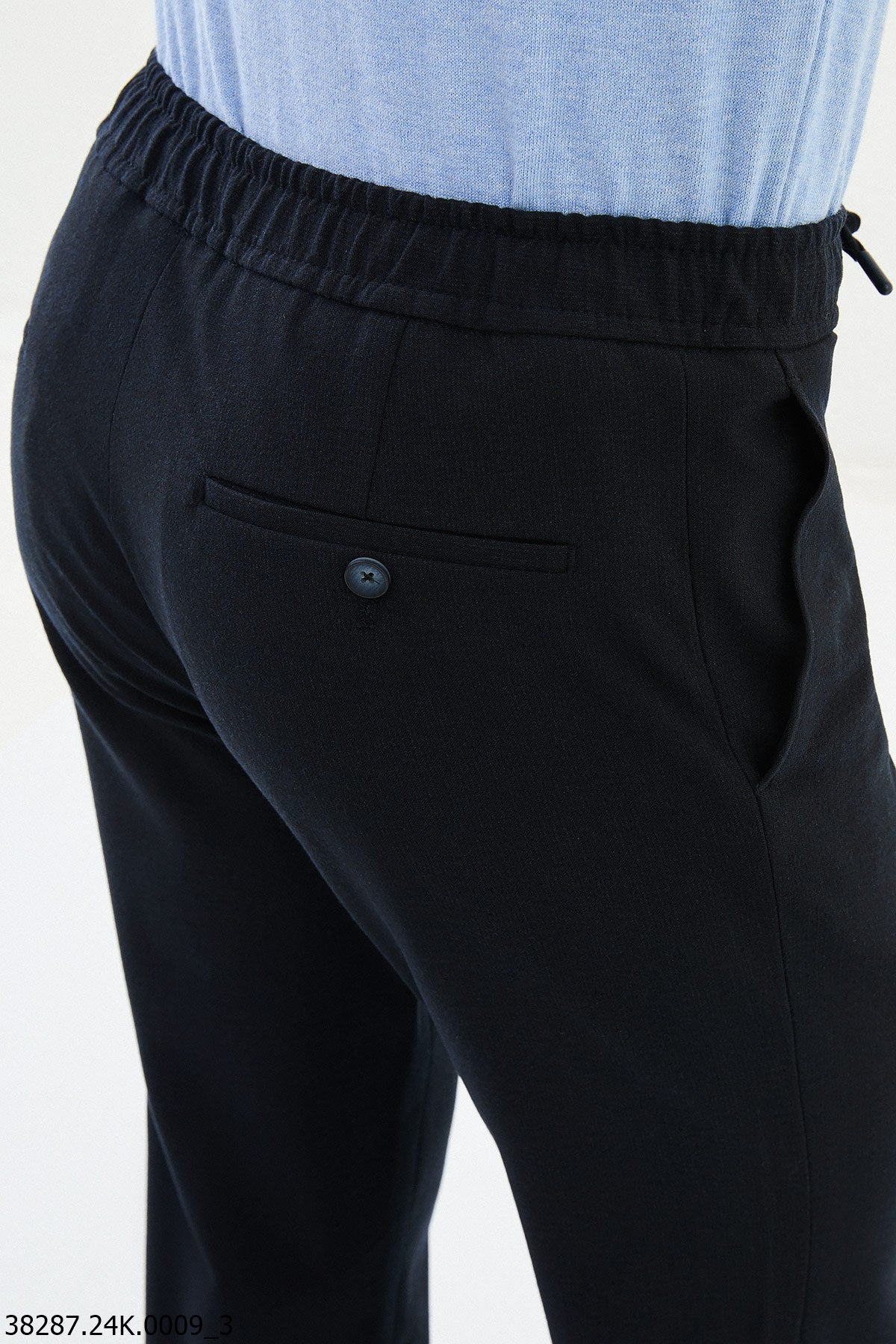 Men's Business Dark Blue Pants